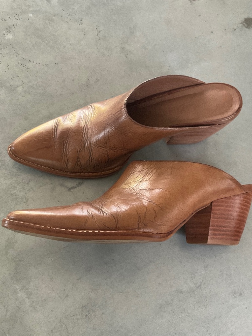 Matisse Mule boot, antique brown, size 8